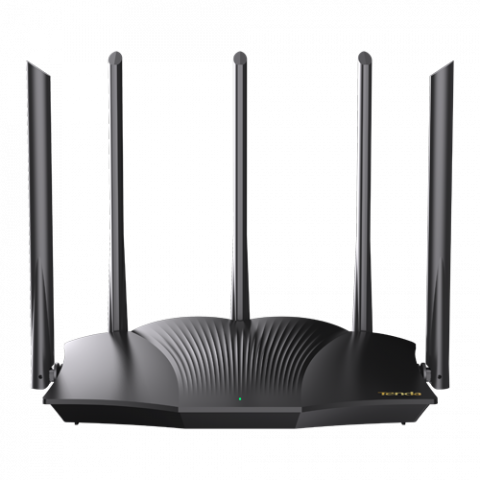 Router Wi-Fi 6, DaulBand2.4/5GHz, 574+2402 Mbps, 5x6dBi, 4 x Gigabit - TENDA TND-RX12-PRO [1]