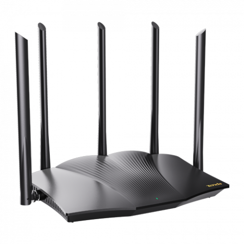 Retelistica - Router Wi-Fi 6, DaulBand2.4/5GHz, 574+2402 Mbps, 5x6dBi, 4 x Gigabit - TENDA TND-RX12-PRO