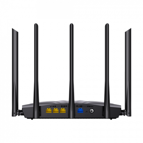 Router Wi-Fi 6, DualBand 2.4Ghz/5GHz, 300+1201Mbps, 5x6dBi, 4 porturi Gigabit - TENDA TND-RX2-PRO [3]