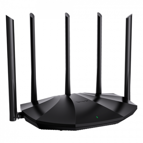 Router Wi-Fi 6, DualBand 2.4Ghz/5GHz, 300+1201Mbps, 5x6dBi, 4 porturi Gigabit - TENDA TND-TX2-PRO [2]