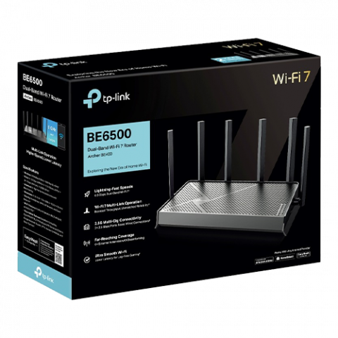 Router Wi-Fi 7 TP-Link Archer BE400 Dual-Band BE6500 ArcherBE400 [3]