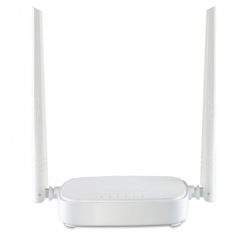 Routere - Router WiFi 4 (802.11n), 2.4Ghz, 2x5dBi, 300Mbps, 4x 10/100 Mbps - TENDA TND-N301-V20