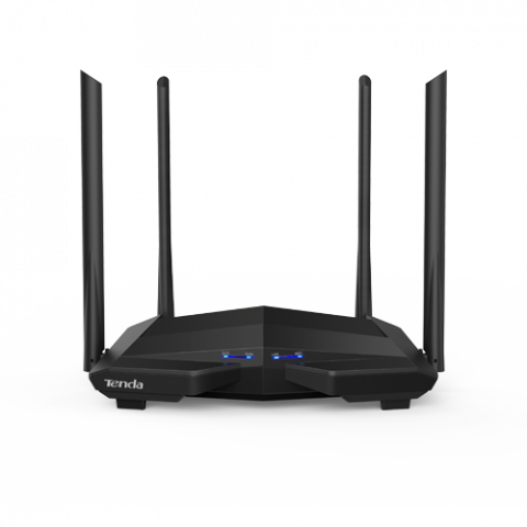 Router WiFi 5 (802.11ac) DualBand 2.4/5GHz, 300+867Mbps, 4x6dBi, 4 porturi Gigabit - TENDA TND-AC10-V30 [1]