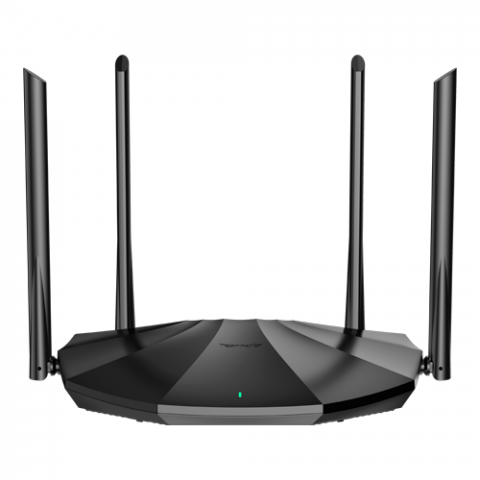 Router WiFi 6 (802.11ax), DualBand 2.4Ghz/5GHz, 300+1201Mbps, 4x6dBi, 4 porturi Gigabit - TENDA TND-RX2 [1]