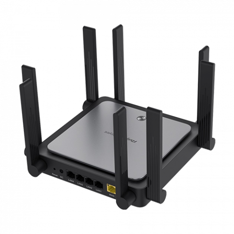 Transmisie wireless IP - Router WiFi 6 Dual Band, 5 porturi GE, AX3200, Cloud Management - Ruijie RG-EW3200GX(PRO)
