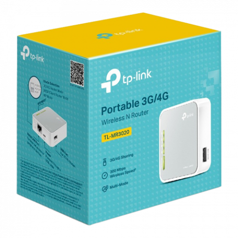 Router wireless portabil TP-LINK TL-MR3020 N300 3G/4G - TP-LINK TL-MR3020 [2]