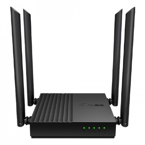 Routere - Router Wireless TP-Link Archer C64 AC1200 Tehnologie MU-MIMO si Beamforming ArcherC64
