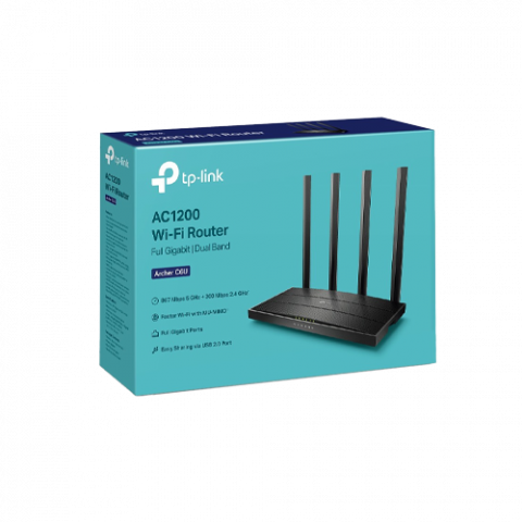 Router Wireless TP-Link Archer C6U AC1200 Dual-Band OneMesh Beamforming ArcherC6U [3]