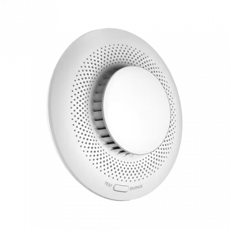 Detectoare - Senzor de fum Smart Home EZVIZ, avertizare optica si acustica, comunicare Wireless ZigBee CS-T4C
