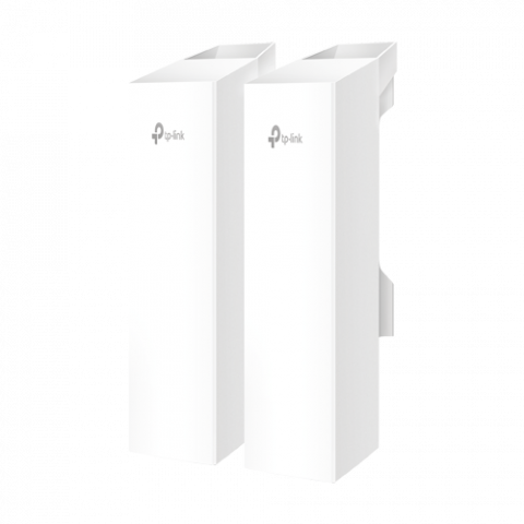 Transmisie wireless IP - Set 2 x Bridge wireless 5GHz, 300Mbps, 11 dBi, 5 km, 3 x RJ45 10/100 Mbps, PoE pasiv - TP-Link Omada EAP115-BridgeKIT