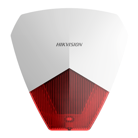 Sirena cablata AX PRO de exterior cu flash, led Rosu, IP54 - HIKVISION DS-PS1-R [1]