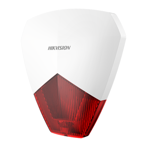Sirena cablata AX PRO de exterior cu flash, led Rosu, IP54 - HIKVISION DS-PS1-R [2]