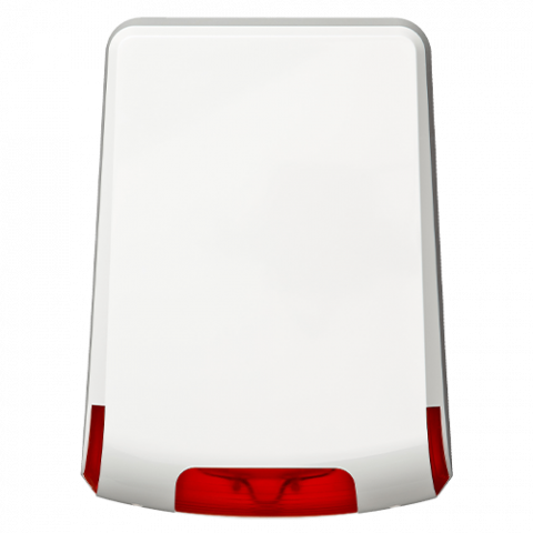 Sirene - Sirena piezo de exterior, 80/105 db, flash LED portocaliu - Teletek SR300O-M