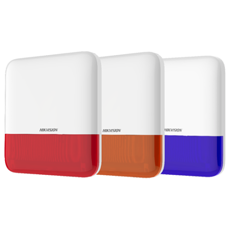 Sirena wireless AX PRO de exterior cu flash, led Rosu, 868Mhz - HIKVISION DS-PS1-E-WE-R [1]