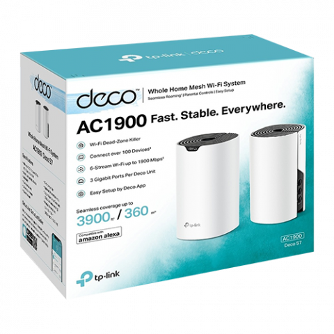 Sistem Mesh Wi-Fi TP-Link Deco S7(pachet de 2), AC1900, Dual-Band, 3x3 MU-MIMO DecoS7(2-pack) [2]