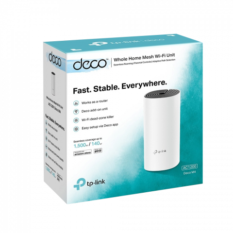 Sistem Mesh Wireless TP-LINK Deco M4(pachet de 1) AC1200 Gigabit DecoM4(1-pack) [2]