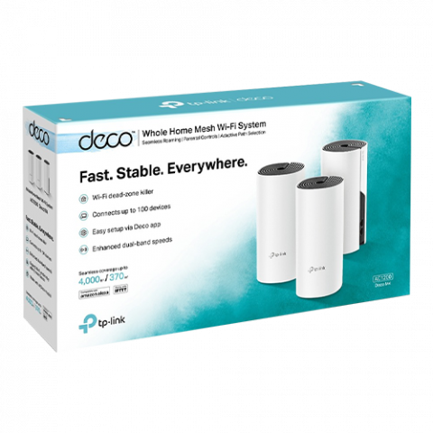 Sistem Mesh Wireless TP-LINK Deco M4(pachet de 3) AC1200 Gigabit DecoM4(3-Pack) [2]