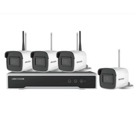 Sistem supraveghere kit complet camere ip wireless exterior 4 MP Hikvision cu hdd 1TB WD gata configurat [1]