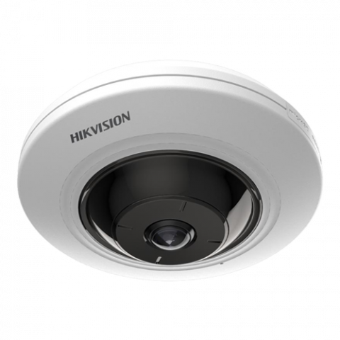 Supraveghere video - Smart Event, Fish Eye - Camera IP, 5MP, lentila 1.05mm, IR8m, Mic., Alarm, PoE - HIKVISION DS-2CD2955G0-ISU-1.05mm