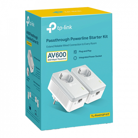 Starter kit Powerline TP-LINK TL-PA4010PKIT AV600 Passthrough - TP-LINK TL-PA4010PKIT [2]
