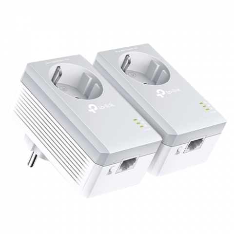 Retelistica - Starter kit Powerline TP-LINK TL-PA4010PKIT AV600 Passthrough - TP-LINK TL-PA4010PKIT