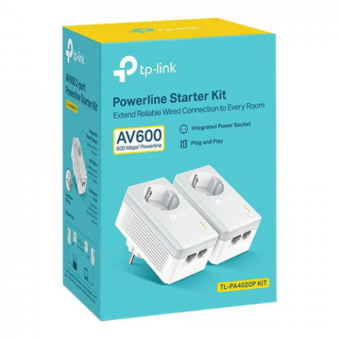 Starter kit Powerline TP-LINK TL-PA4020PKIT AV600 2 Passthrough - TP-LINK TL-PA4020PKIT [2]