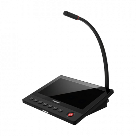 Detectie incendiu - Statie cu monitor IPS 7' Touchscreen, Microfon - HIKVISION DS-QAZ1MP7G1
