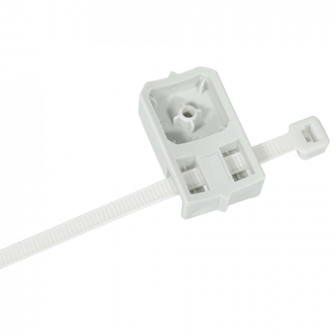 Organizatoare si accesorii - Suport cu brida plastic 4.8x286 mm TBBL gri (200 buc.) - CELO 9TBBL