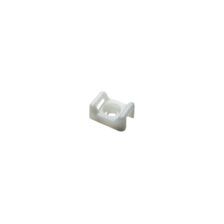 Organizatoare si accesorii - Suport plastic prindere coliere ALB, 15x10x7 mm, 100 buc PVK-1