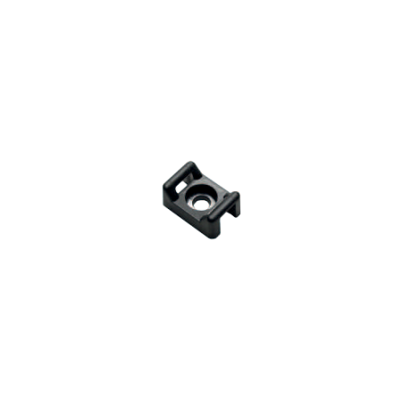 Organizatoare si accesorii - Suport plastic prindere coliere NEGRU, 23x16x10 mm, 100 buc PVK-2B