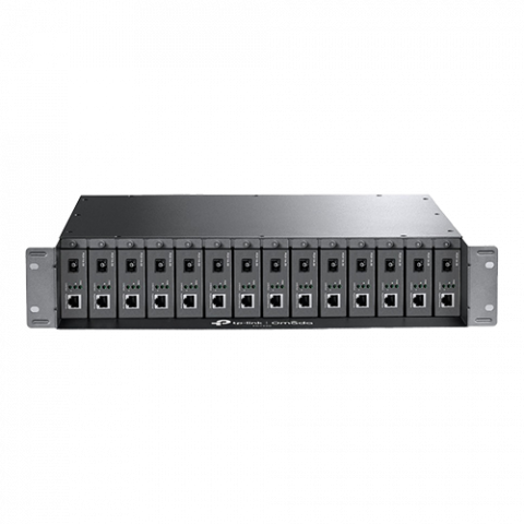 Accesorii rack-uri - Suport rackabil pentru convertoare media TP-Link TL-FC1420, 14 sloturi - TP-Link FC1420