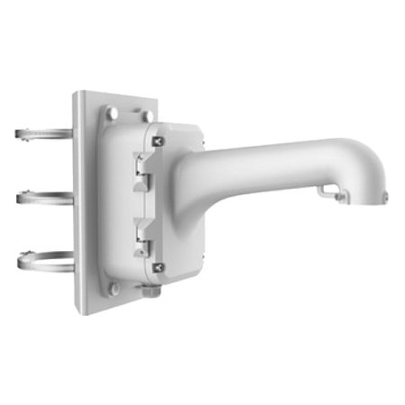 Doze jonctiuni si cabinete - Suport stalp cu doza inclusa pentru camerele PTZ Hikvision DS-1604ZJ-BOX-POLE