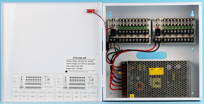 Surse alimentare - Sursa alimentare pentru 18 camere 12V20A GNV-1220-18F