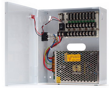 Surse alimentare - Sursa alimentare pentru 9 camere 12V5A GNV-1205-09F