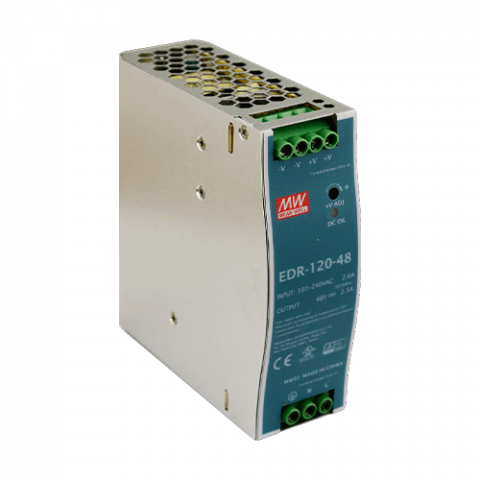 Sursa de alimentare in comutatie, 48V / 2.5A, sina DIN - MEAN WELL EDR-120-48 [2]