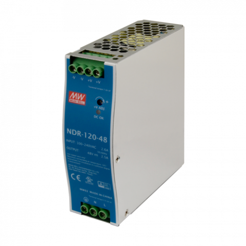 Sursa de alimentare in comutatie, 48V / 2.5A, sina DIN - MEAN WELL NDR-120-48 [2]