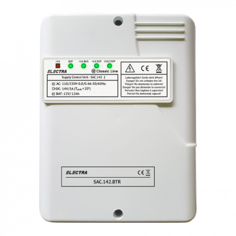 Surse de alimentare - Sursa de alimentare in comutatie cu back-up SAC.142.BTR - ELECTRA SAC.142.BTR