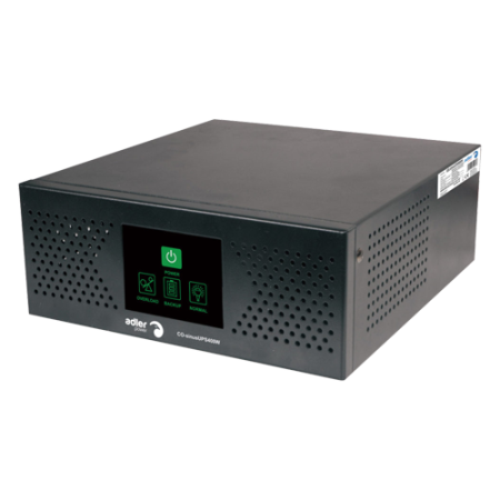 UPS / AVR - Sursa neintreruptibila, UPS 500VA/400W, SINUS pur - ADLER SinusUPS-400W-WM