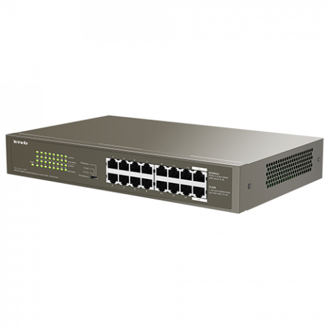 Switch 16 porturi Gigabit PoE - Tenda TND-TEG1116P-16-150W [2]