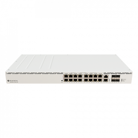 Retelistica - Switch 16xRJ45 PoE Gigabit, 2xRJ 45 consola, 4 SFP 10G, Management - MIKROTIK CRS320-8P-8B-4S+RM