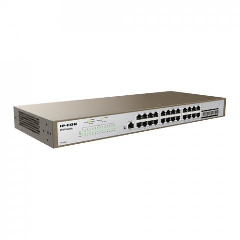 Switch 24 porturi Gigabit, 4 porturi SFP Gigabit, 1 port RJ45 consola, Management, 1U - IP-COM PRO-S24 [2]
