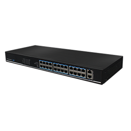 Switch 24 porturi PoE, 2 porturi Gigabit uplink - UTEPO SF26P-LM [1]