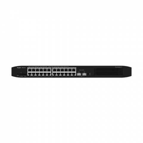 Switch-uri PoE - Switch 24 porturi PoE+, 2 porturi SFP, Gigabit, Cloud Management - Ruijie RG-ES226GC-P