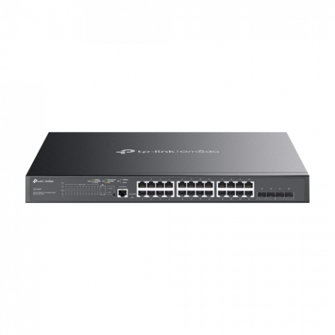 Switch-uri PoE - Switch 24 porturi PoE RJ45 Gigabit, 4 x SFP Gigabit, L2 Management, 1U - TP-Link Omada SG3428MP