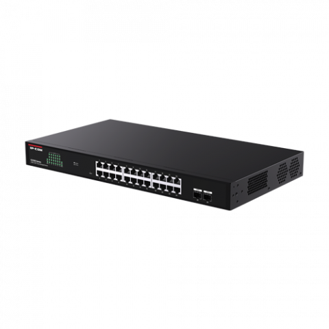 Switch 24 porturi RJ45 Gigabit, 2 porturi SFP Gigabit, Cloud Management - IP-COM G2226F [1]