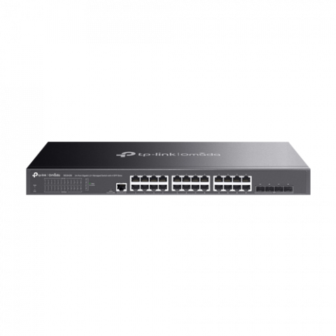 Switch-uri - Switch 24 porturi RJ45 Gigabit, 4 x SFP Gigabit, L2 Management, 1U - TP-Link Omada SG3428