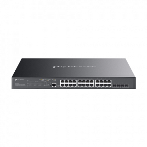 Retelistica - Switch 24 x RJ45 Gigabit PoE, 4 x SFP+ 10G, Buget PoE 384W, L2 Management, 1U - TP-Link Omada SG3428XMP