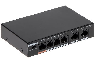 Switch-uri PoE - Switch 4 porturi PoE Dahua PFS3006-4ET-60
