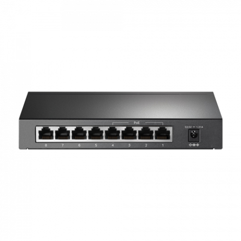Switch 4 x RJ45 Gigabit PoE, 4 x RJ45 Gigabit, Unmanaged - TP-Link TL-SG1008P [1]