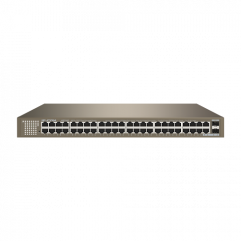 Retelistica - Switch 48 porturi Gigabit, 2 porturi SFP Gigabit, L2 Cloud Management - IP-COM G3350F